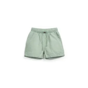 Pantalón corto lino verde