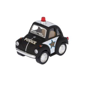 Mini Coche Beetle Policía Negro